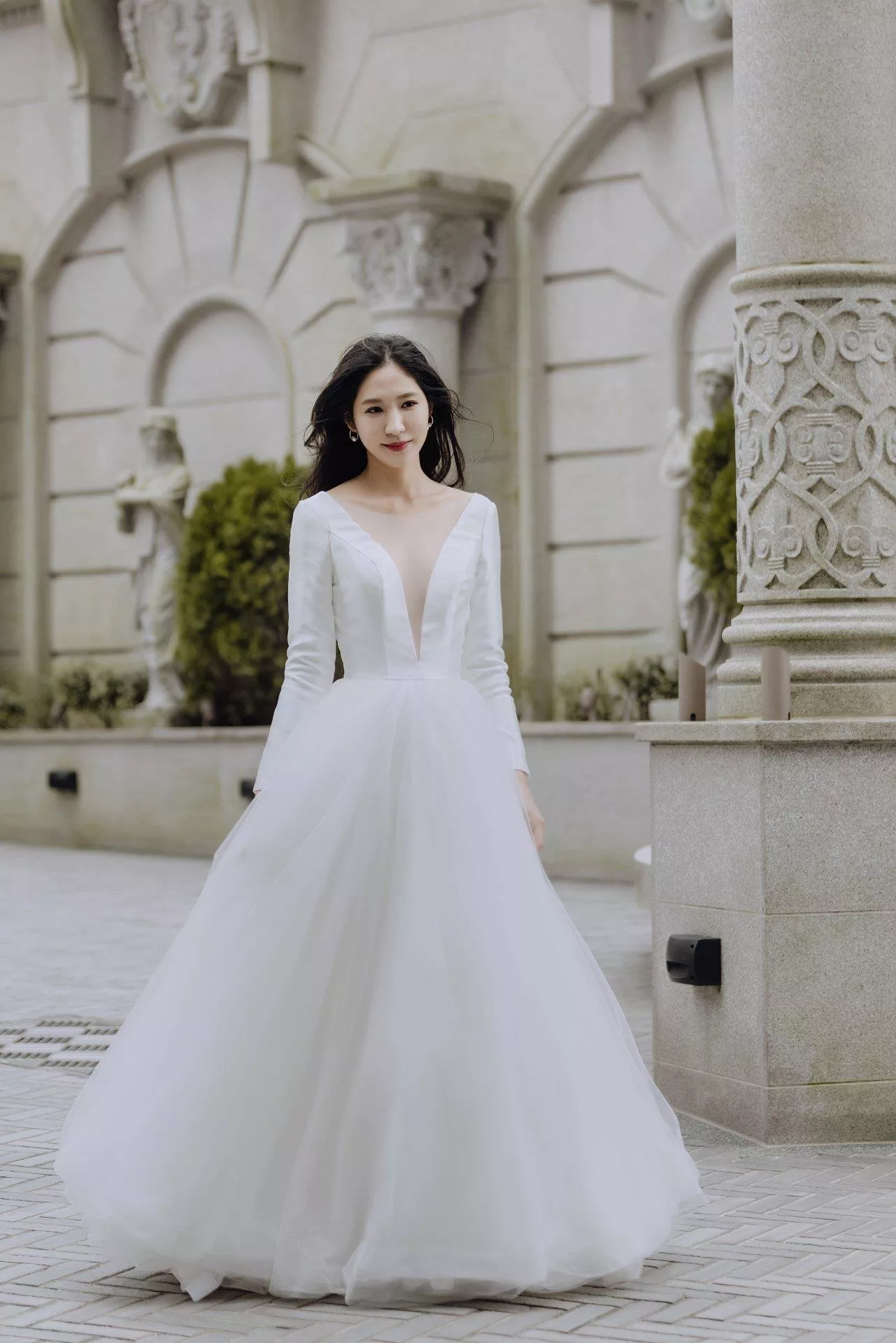 INGE2421-輕婚紗⌈適合#家宴#拍照⌉