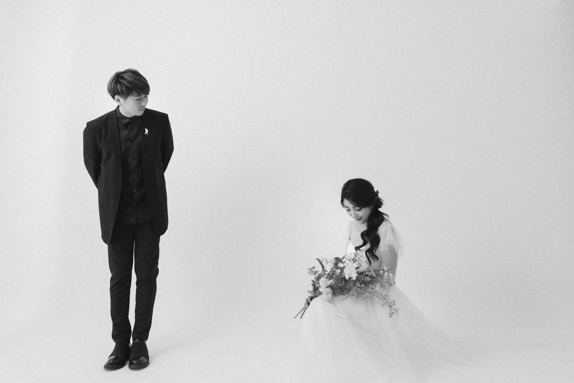 輕婚紗攝影棚內婚紗攝影森林系婚紗自然小清新-6-單純的美好