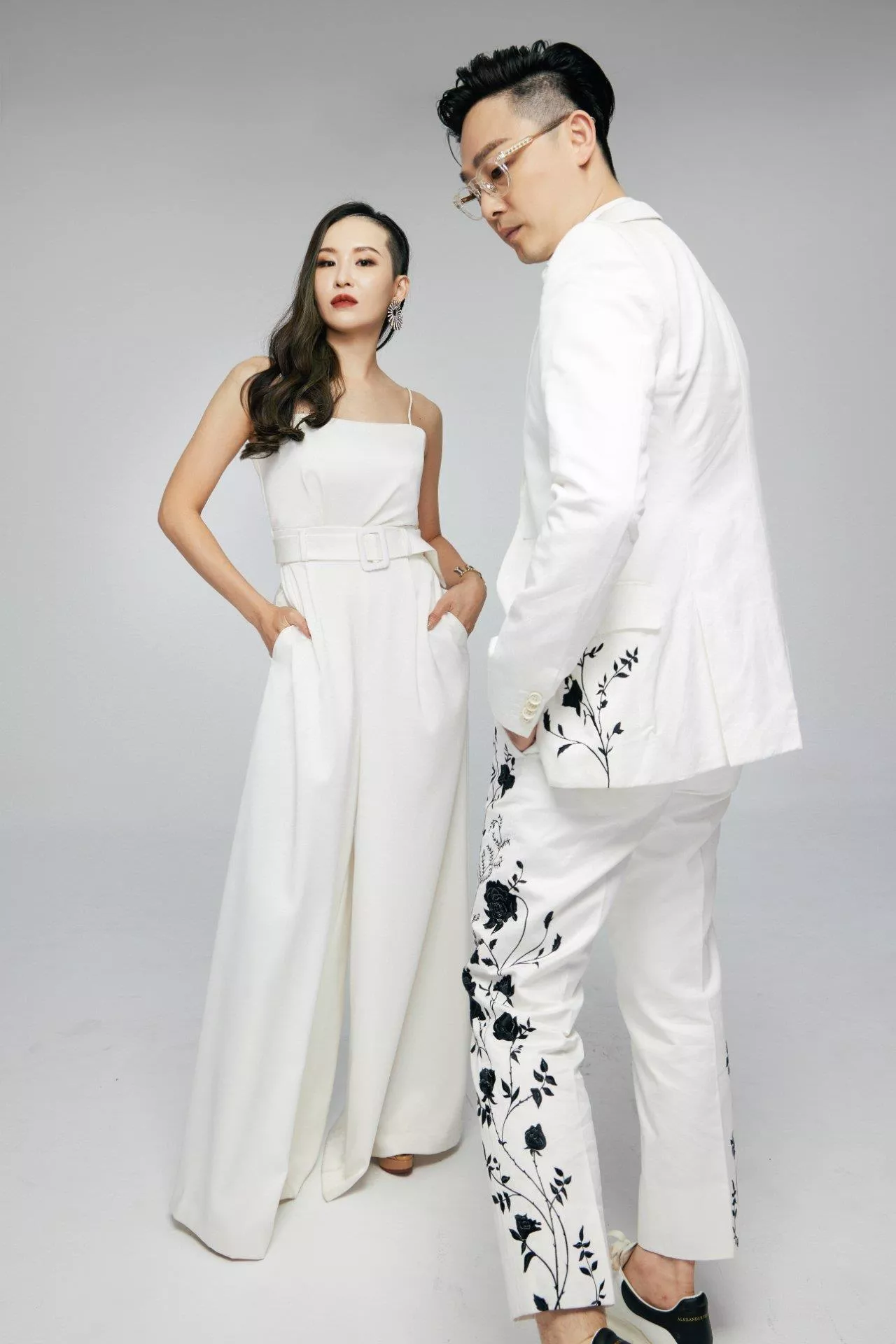 輕婚紗攝影棚內婚紗攝影歐美個性風格形象攝影-11-性格之美