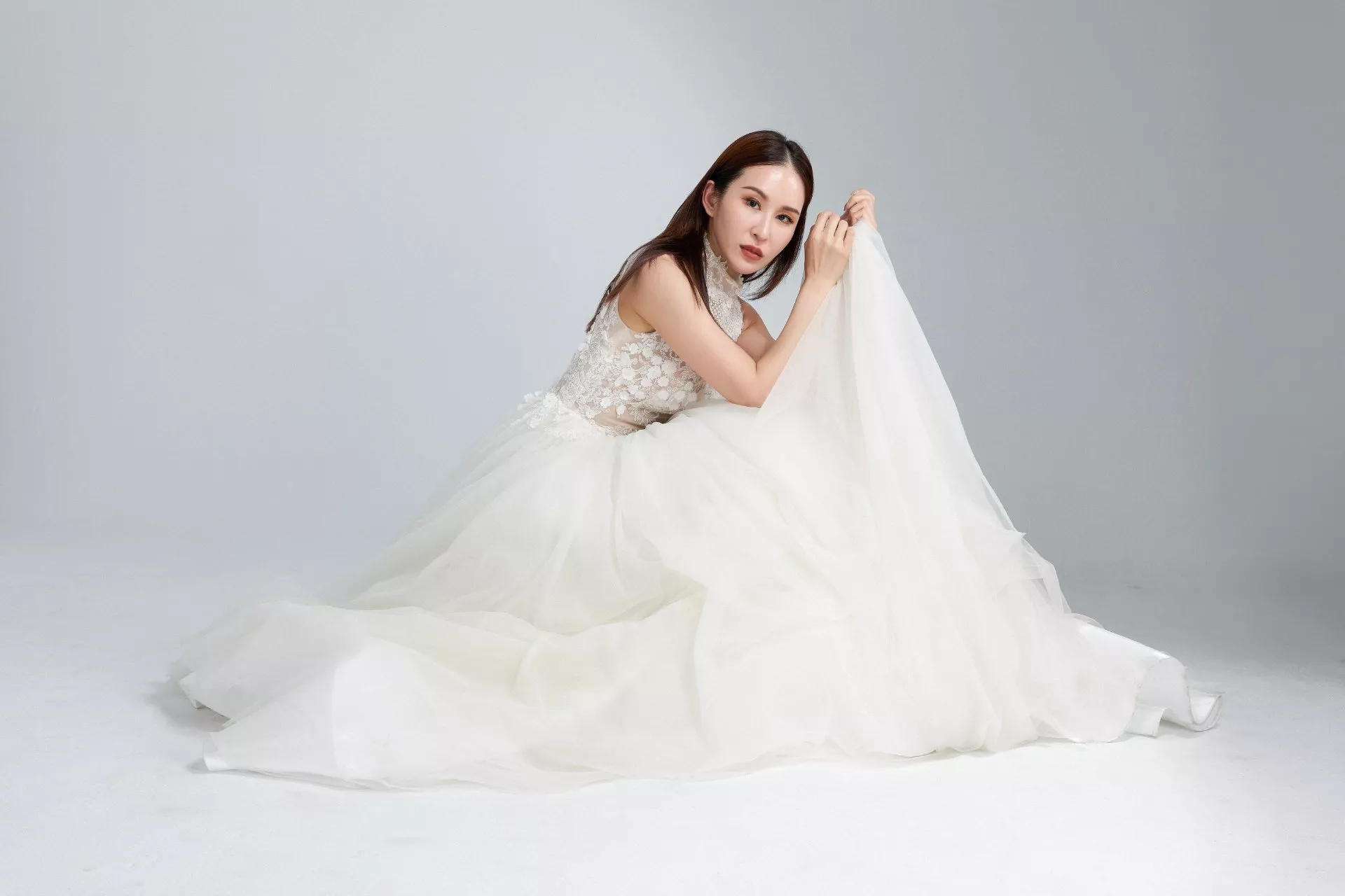 23棚拍英式復古大蓬裙白紗-0007-S/S2023Editorial