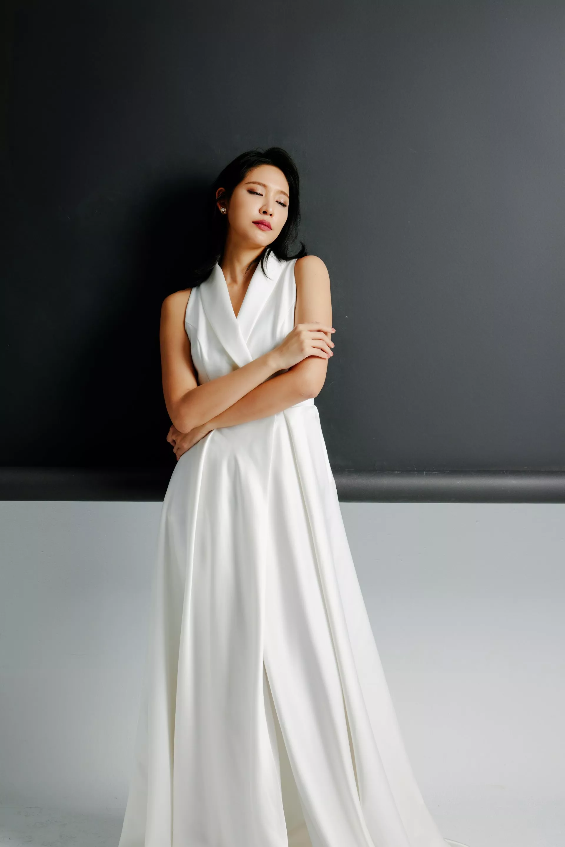 率性西裝領白禮服-2-2024Collection